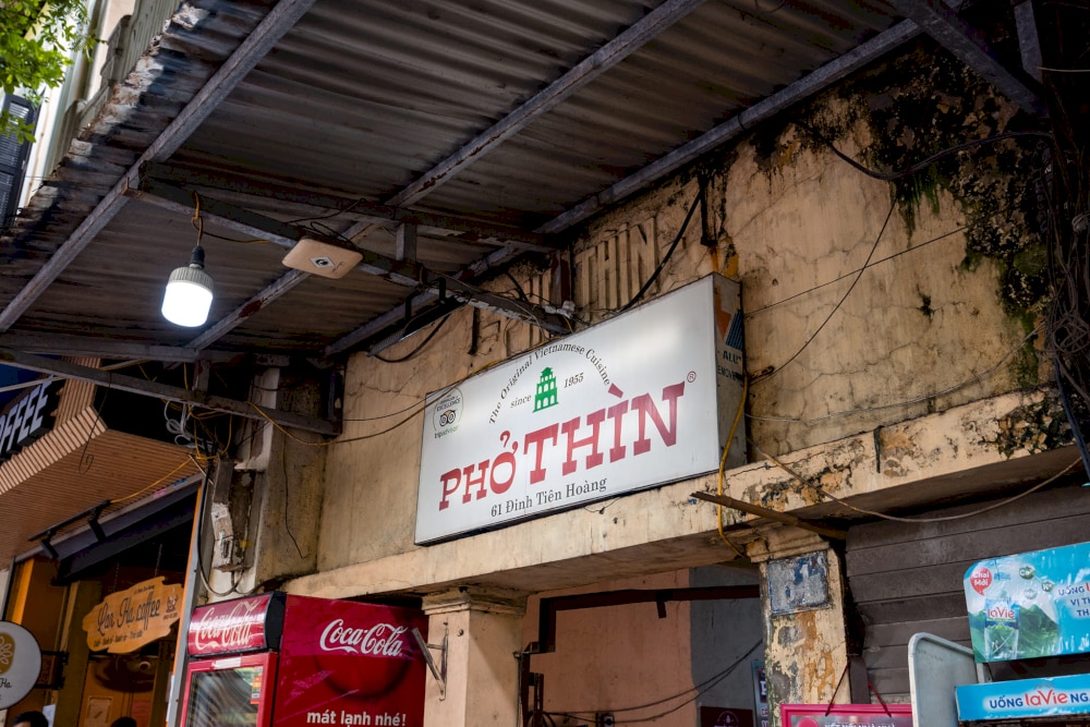 Pho Thin Bo Ho has four locations in Hanoi